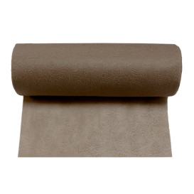 Non-Woven PLUS Tablecloth Roll Brown 0,40x45m P30cm (1 Unit) 