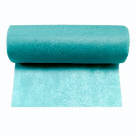 Non-Woven PLUS Tablecloth Roll Turquoise 1,2x45m P40cm (1 Unit) 