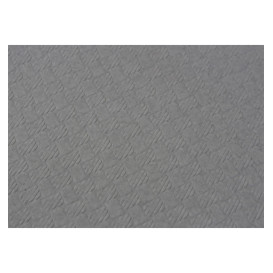 Pre-Cut Paper Tablecloth Grey 40g 1,2x1,2m (300 Units) 