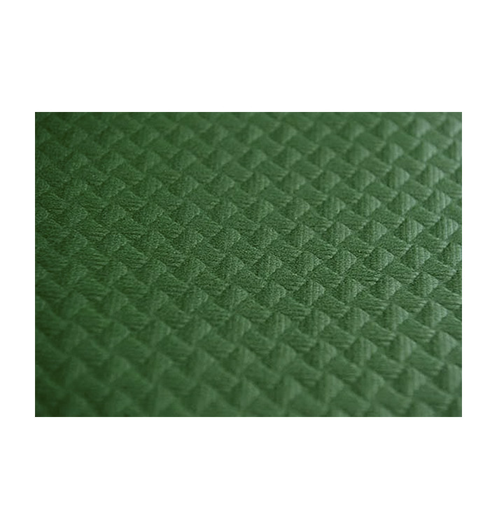 Pre-Cut Paper Tablecloth Green 40g 1,2x1,2m (300 Units) Pre-Cut Paper Tablecloth Green 40g 1,2x1,2m (300 Units)