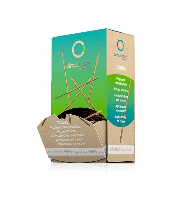 Paper Coffee Stirrer 11cm (20000 Units) Paper Coffee Stirrer 11cm (20000 Units)
