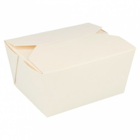 Paper Take-out Container "American" White 11,3x9x6,4cm 780ml (50 Units) 