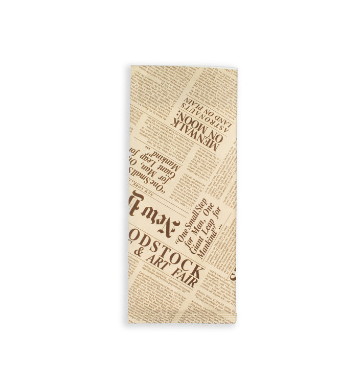 Paper Cutlery Envelopes with Napkin "New York Times" (125 Units) Paper Cutlery Envelopes with Napkin "New York Times" (125 Units)