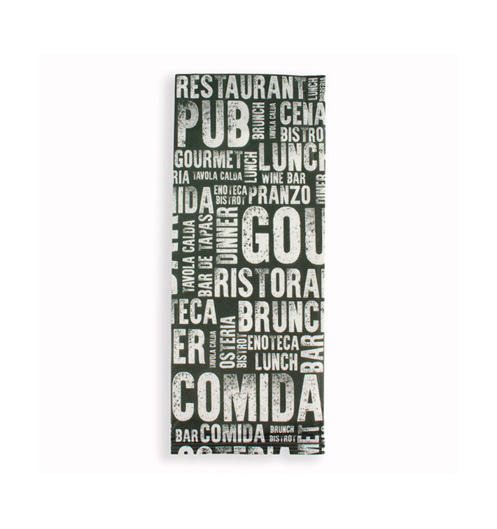 Paper Cutlery Envelopes with Napkin "Gourmet" (125 Units) Paper Cutlery Envelopes with Napkin "Gourmet" (125 Units)