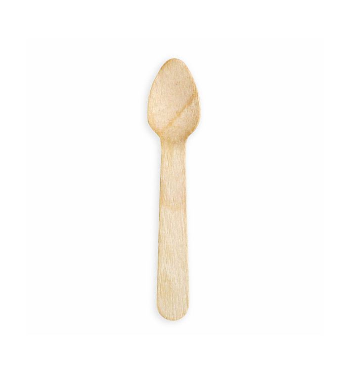 Wooden Varnished Teaspoon 9,6cm (250 pcs) Wooden Varnished Teaspoon 9,6cm (250 pcs)