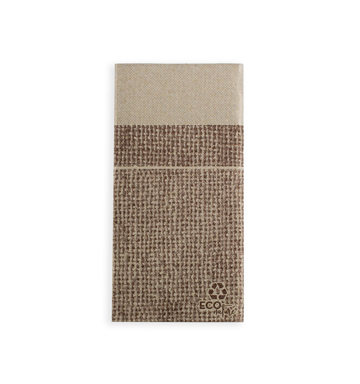Pocket Fold Paper Napkins Burlap 40x40cm (30 Units) Pocket Fold Paper Napkins Burlap 40x40cm (30 Units)