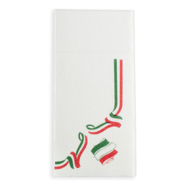 Pocket Fold Paper Napkins Italia 40x40cm (30 Units) 