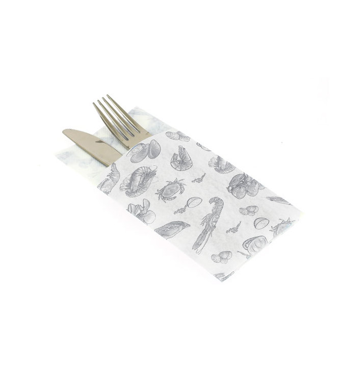 Airlaid Napkins Kanguro "Marisco" Black 33x40cm (30 Units) Airlaid Napkins Kanguro "Marisco" Black 33x40cm (30 Units)