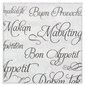 Paper Napkin Double Point "Buen Provecho" 40x40cm (50 Units) 