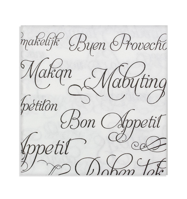 Paper Napkin Double Point "Buen Provecho" 40x40cm (50 Units) Paper Napkin Double Point "Buen Provecho" 40x40cm (50 Units)