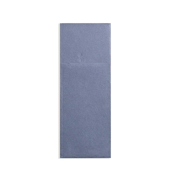 Pocket Fold Paper Napkins Cow Boys Blue 30x40cm (30 Units) Pocket Fold Paper Napkins Cow Boys Blue 30x40cm (30 Units)