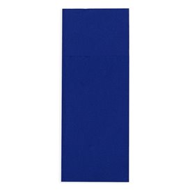 Pocket Fold Paper Napkins Blue 30x40cm (30 Units) 
