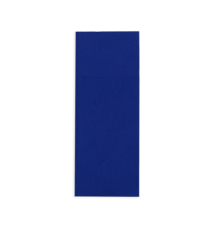 Pocket Fold Paper Napkins Blue 30x40cm (30 Units) Pocket Fold Paper Napkins Blue 30x40cm (30 Units)