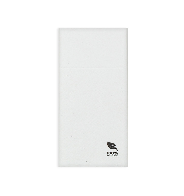 Pocket Fold Paper Napkins White Eco 40x40cm (960 Units) Pocket Fold Paper Napkins White Eco 40x40cm (960 Units)