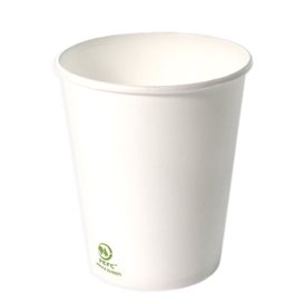 Paper Cup White 4 Oz/120ml Ø6,2cm (80 Units) 