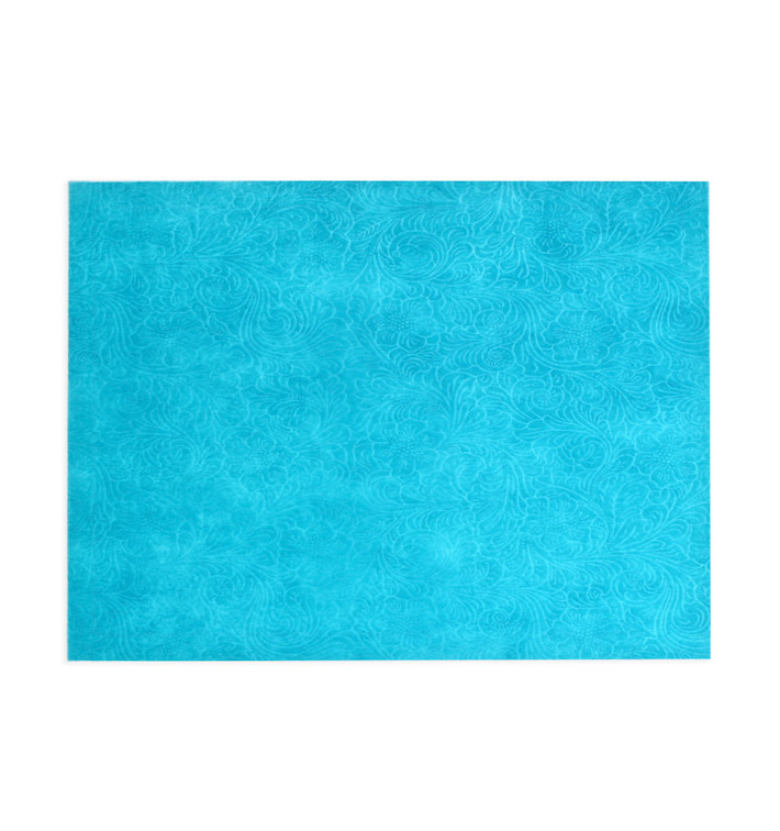 Non-Woven PLUS Placemat Turquoise 30x40cm (400 Units) Non-Woven PLUS Placemat Turquoise 30x40cm (400 Units)