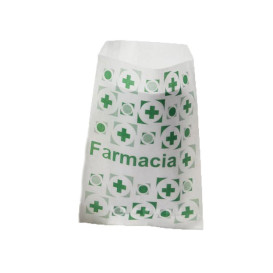 Paper Bag Pharmacy White 12+6x20cm (1.000 Units)