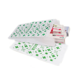 Paper Bag Pharmacy White 12+6x20cm (1.000 Units)