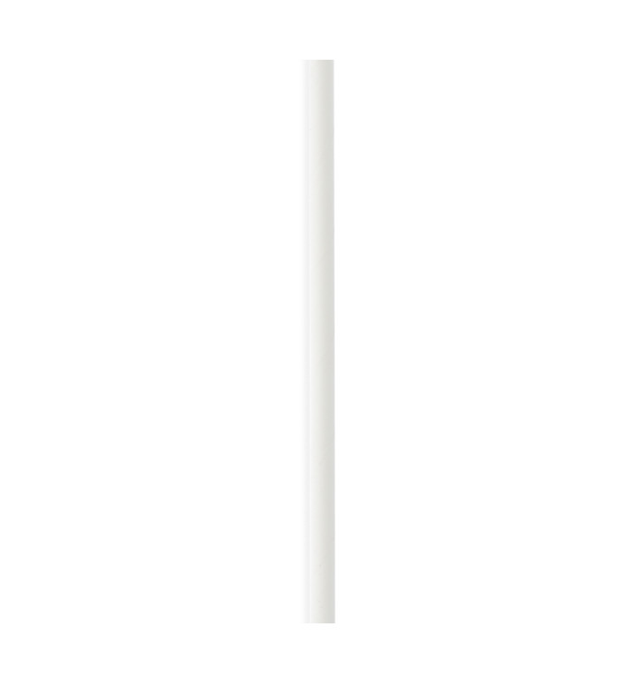 Paper Straw Straight White Ø0,6cm 14,5cm (3000 Units) Paper Straw Straight White Ø0,6cm 14,5cm (3000 Units)
