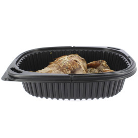 Plastic Container PP Rectangular Shape 400ml 19x14x3,2cm (480 Units)