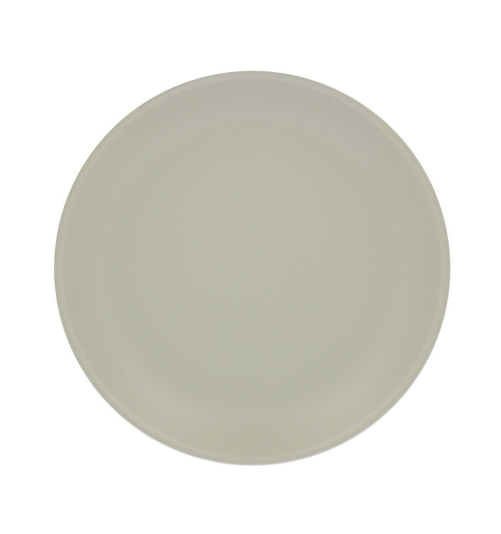 Reusable Plate Premium PP Mineral Grey Ø21cm (6 Units) Reusable Plate Premium PP Mineral Grey Ø21cm (6 Units)