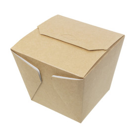 Paper Take-out Container Wok Kraft 780ml (20 Units)