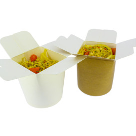 Paper Take-Out Container 100% ECO Kraft 16Oz/480ml (50 Units)