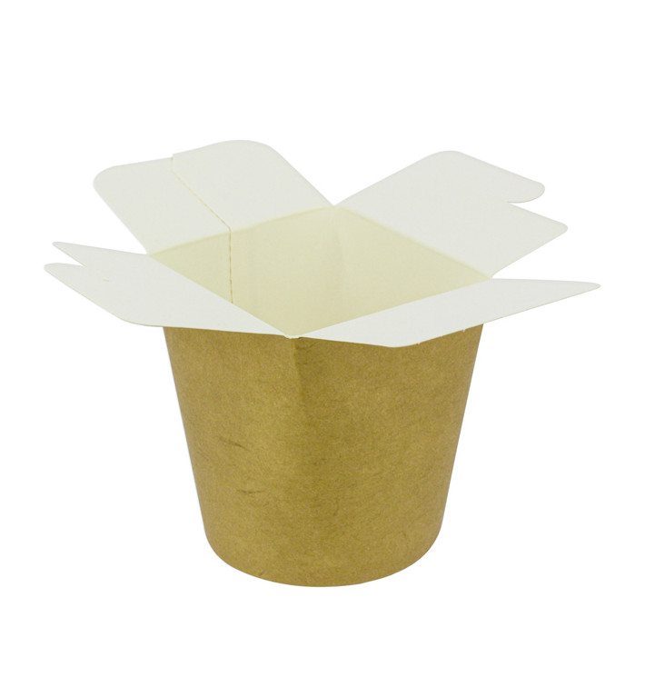 Paper Take-Out Container 100% ECO Kraft 26Oz/780ml (500 Units)