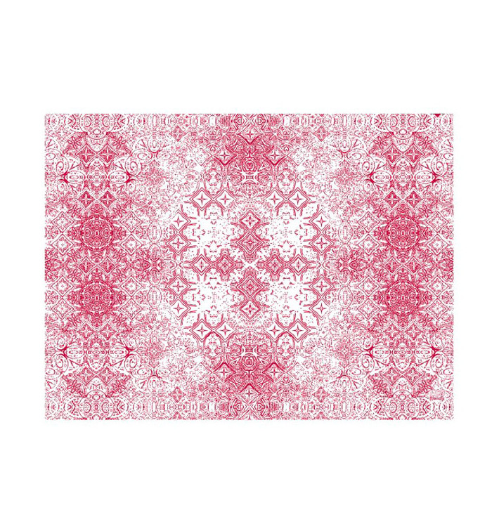 Paper Placemats 30x40cm "Mosaic" Burgundy 40g/m² (1000 Units) Paper Placemats 30x40cm "Mosaic" Burgundy 40g/m² (1000 Units)