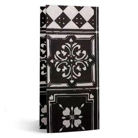 Paper Napkin Double Point 1/8 33x40cm "Alhambra" Black (2000 Units)