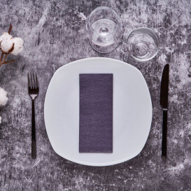 Paper Napkin Double Point 1/8 33x40cm "Old" Black (2000 Units)