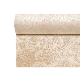 Non-Woven Tablecloth Roll 1,2x50m "Mandala" Cream 50g/m² P40cm (4 Units)
