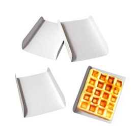 Paper Tray Waffle White 13,5x10cm (1500 Units)