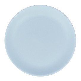 Reusable Plate Durable PP Mineral Blue Ø21cm (54 Units)