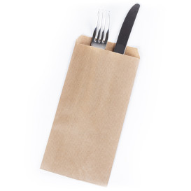 Paper Cutlery Envelopes Kraft Laid 11x24cm (1000 Units)