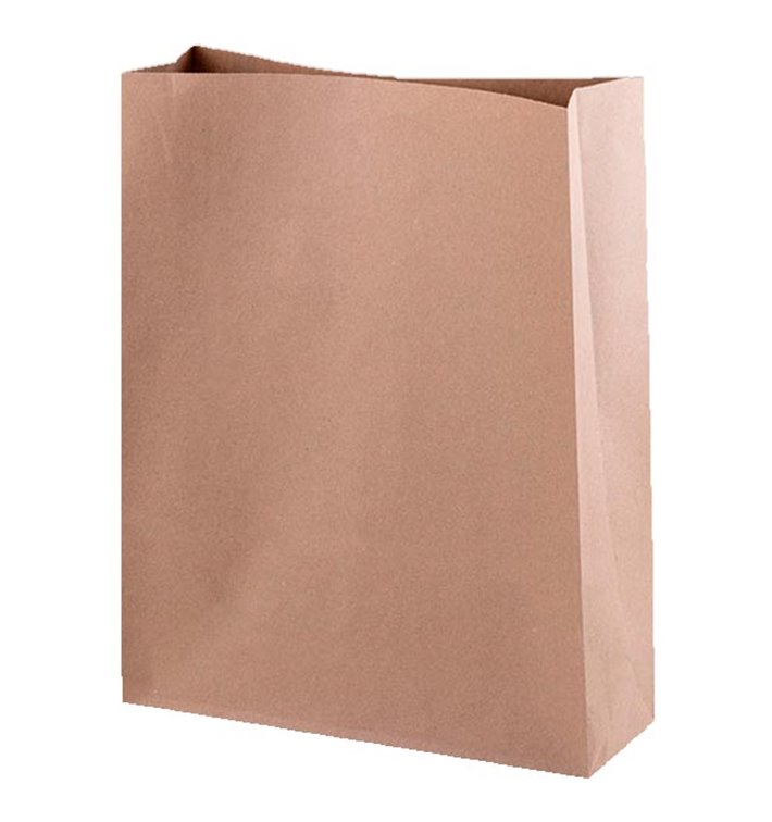 Paper Bag without Handle Kraft 44+15x40,5cm (250 Units)