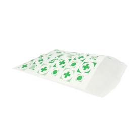 Paper Bag Pharmacy White 12+6x20cm (1.000 Units)