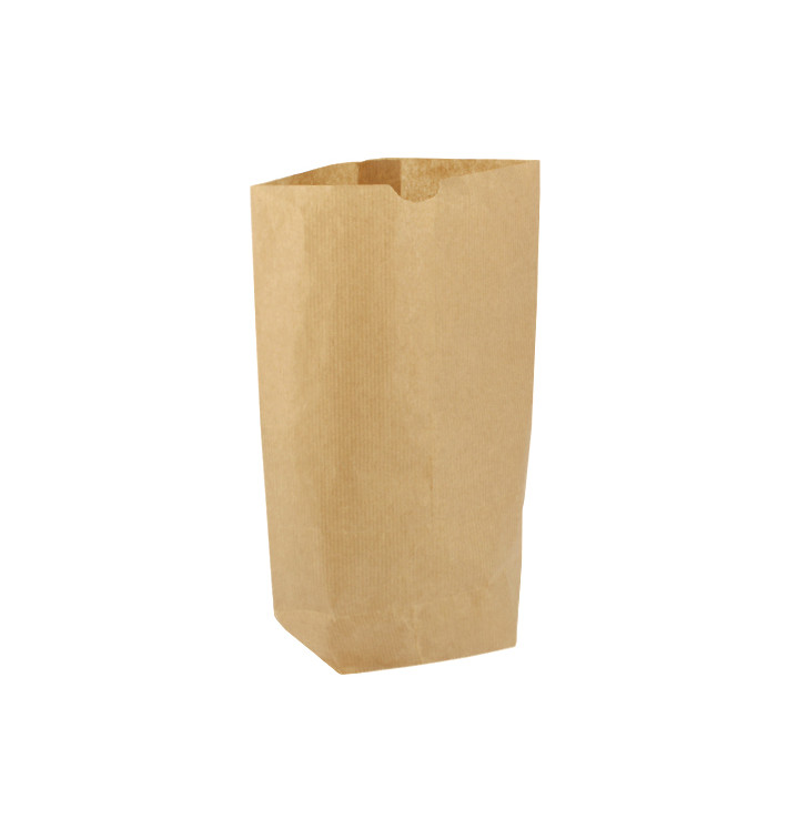 Paper Bag with Hexagonal Base Kraft 14x19cm (50 Units) Paper Bag with Hexagonal Base Kraft 14x19cm (50 Units)