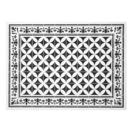 Paper Placemats 30x40cm "Alhambra" Black 50g/m² (1000 Units)