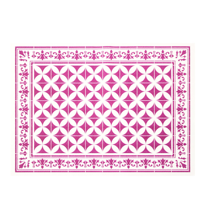 Paper Placemats 30x40cm "Alhambra" Purple 50g/m² (1000 Units) Paper Placemats 30x40cm "Alhambra" Purple 50g/m² (1000 Units)