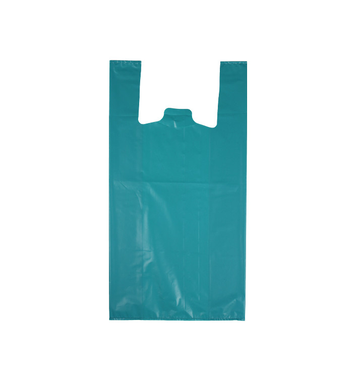 Plastic T-Shirt Bag 70% Recycled “Colors” Blue 42x53cm 50µm (40 Units) Plastic T-Shirt Bag 70% Recycled “Colors” Blue 42x53cm 50µm (40 Units)