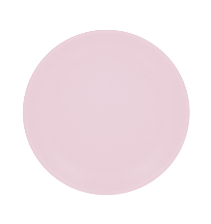Reusable Plate Durable PP Mineral Pink Ø27,5cm (54 Units) Reusable Plate Durable PP Mineral Pink Ø27,5cm (54 Units)