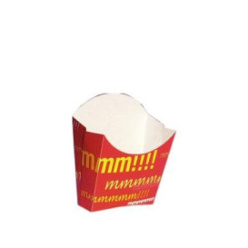 Paper French Fries Scoop Container Small size 8,2x2,2x9cm (600 Units)