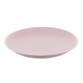 Reusable Plate Durable PP Mineral Pink Ø21cm (54 Units)