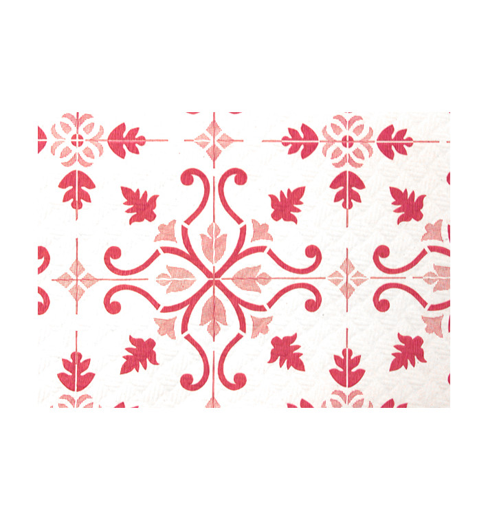 Pre-Cut Paper Tablecloth 1x1m "La Valenciana" Burgurdy 40g/m² (400 Units) Pre-Cut Paper Tablecloth 1x1m "La Valenciana" Burgurdy 40g/m² (400 Units)