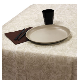Non-Woven Tablecloth Roll 1,2x50m "Mandala" Cream 50g/m² P40cm (4 Units)