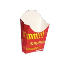 Paper French Fries Scoop Container Large size 8,2x3,3x14,9cm (400 Units)