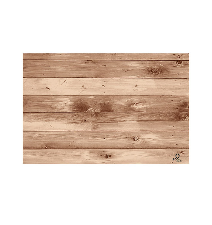 Placemat of Paper in Kraft "Hout" 30x40cm 40g/m² (1.000 Units) Placemat of Paper in Kraft "Hout" 30x40cm 40g/m² (1.000 Units)