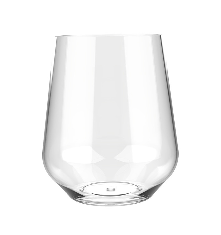 Plastic Glass Tritan "Elegance" Reusable Clear 390ml (1 Unit) Plastic Glass Tritan "Elegance" Reusable Clear 390ml (1 Unit)