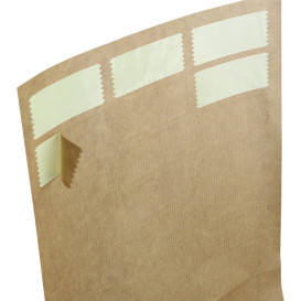 Adhesive Label "Ribbon" Kraft 2,4x6cm (750 Units)